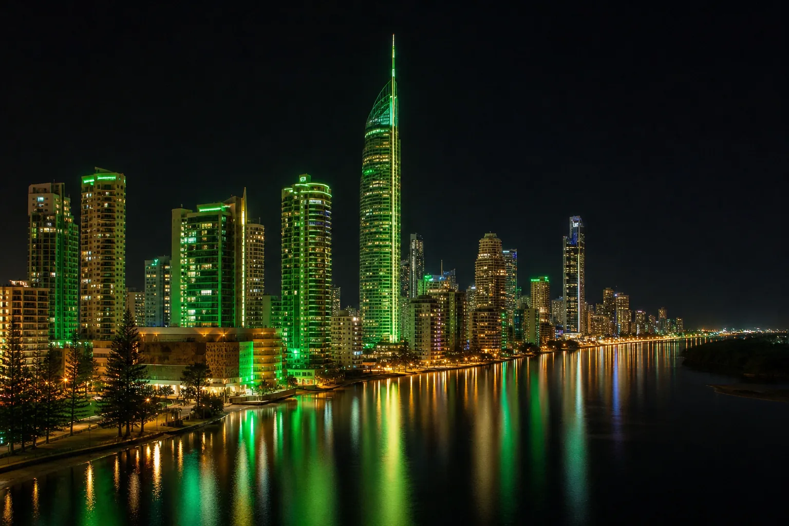 Editorial city guide graphic for Ricky Casino readers in Gold Coast, QLD