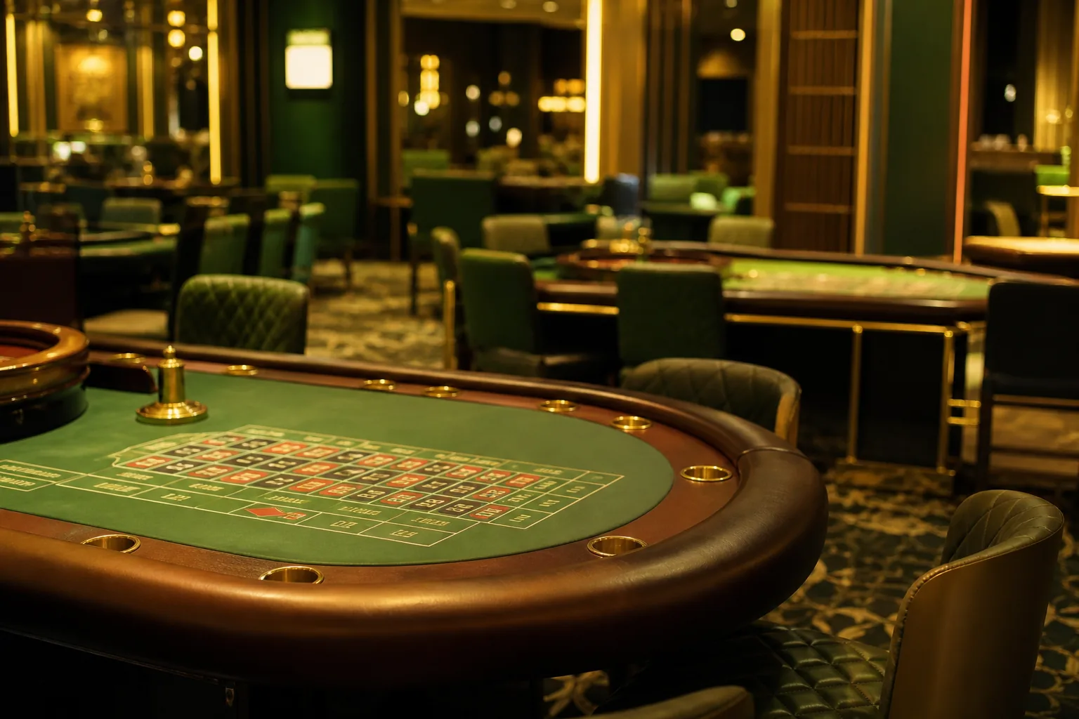 Table and live game categories in an Ricky Casino-style lobby